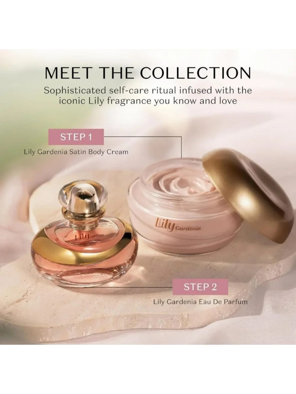 Satin Body Cream with Intense Hydration & Sophisticated Floral Scent, 8.8 oz